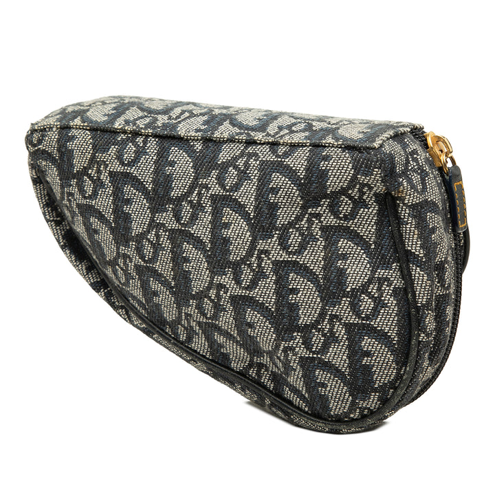 Dior Pochette Diorissimo Saddle Bleu – vue 2 – GABY PARIS