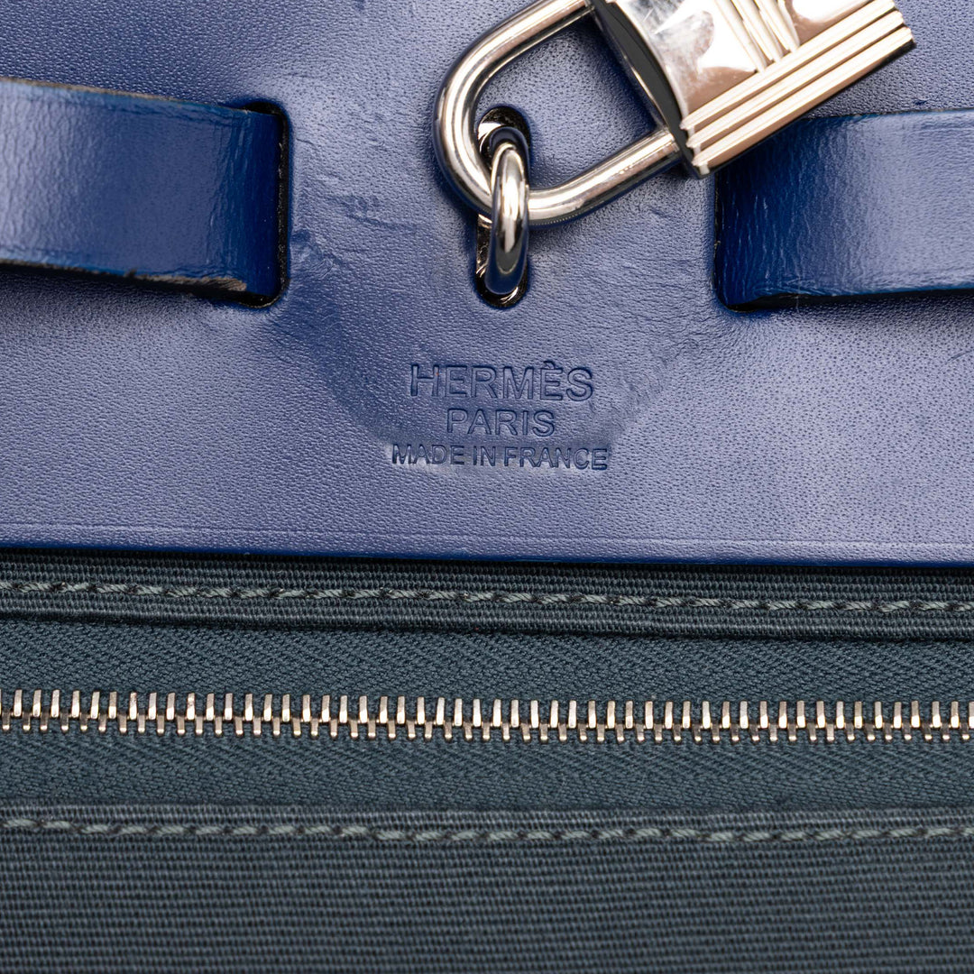 Hermès Sac à main Herbag Zippé 31 Bleu – vue 5 – GABY PARIS