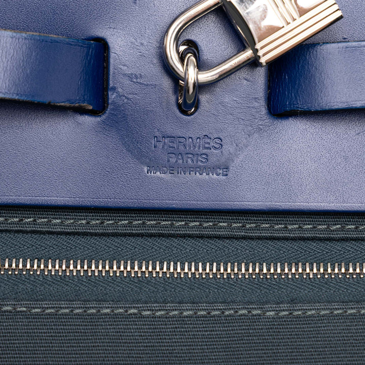 Hermès Sac à main Herbag Zippé 31 Bleu – vue 5 – GABY PARIS