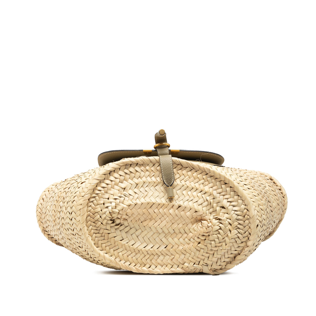 Chloé Medium Raffia Marcie Basket Cabas