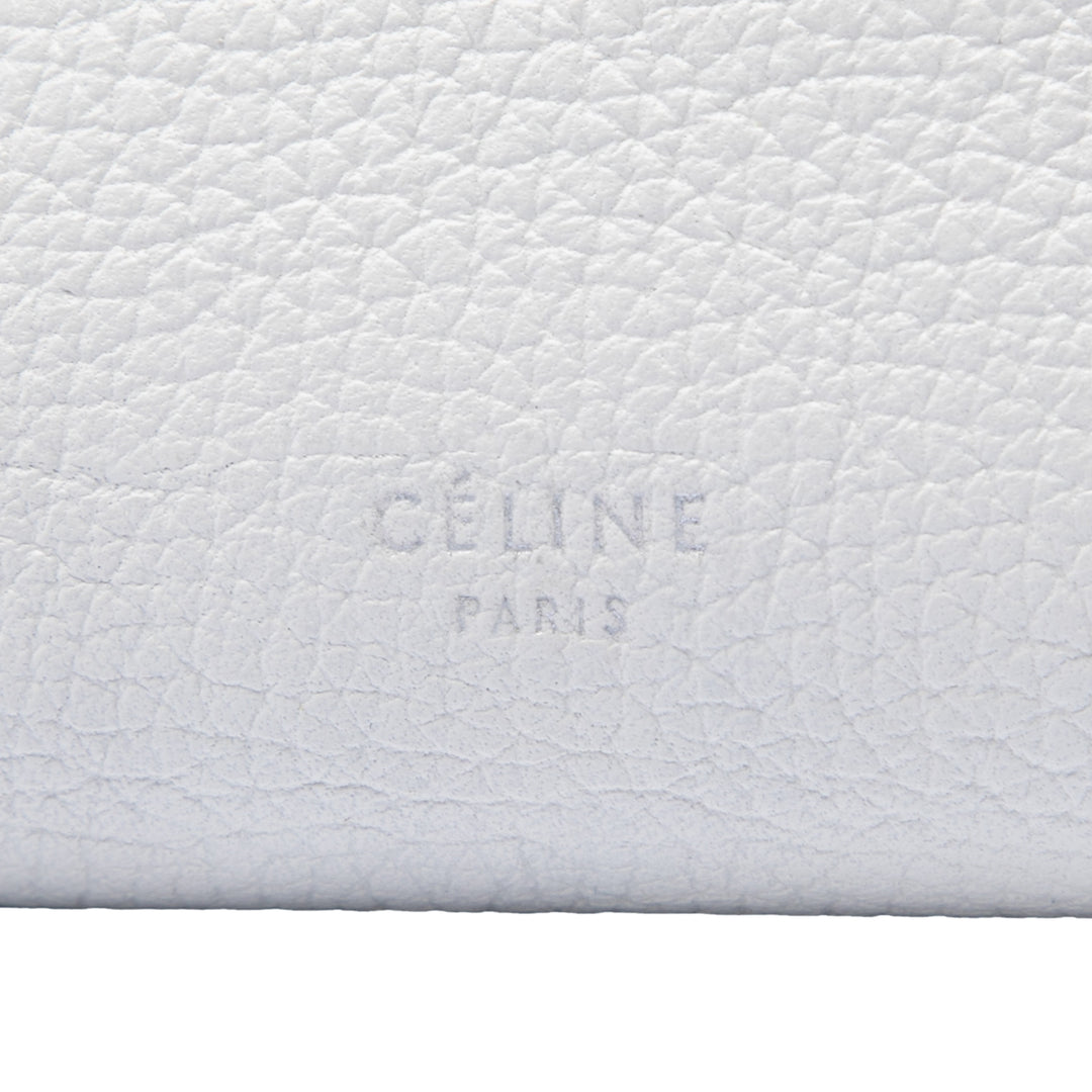 Souple grainé Big Sac Petit Cuir de veau grainé Blanc