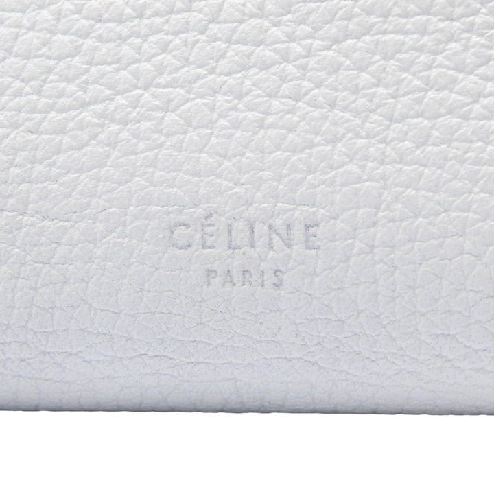 Souple grainé Big Sac Petit Cuir de veau grainé Blanc