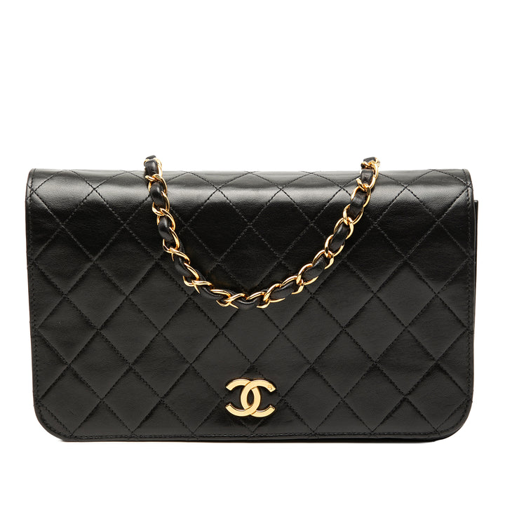 Chanel CC Matelassé Cuir d’agneau Full Simple rabat