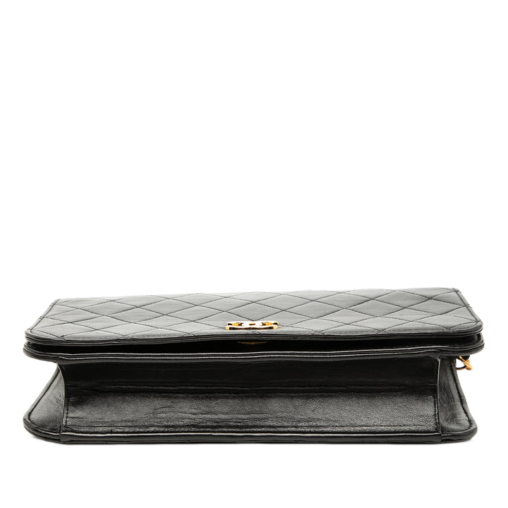 Chanel CC Matelassé Cuir d’agneau Full Simple rabat