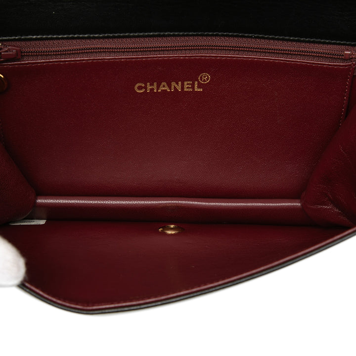Chanel CC Matelassé Cuir d’agneau Full Simple rabat