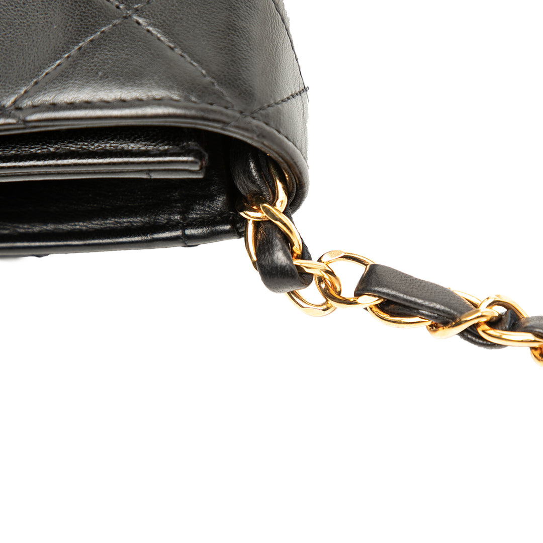 Chanel CC Matelassé Cuir d’agneau Full Simple rabat