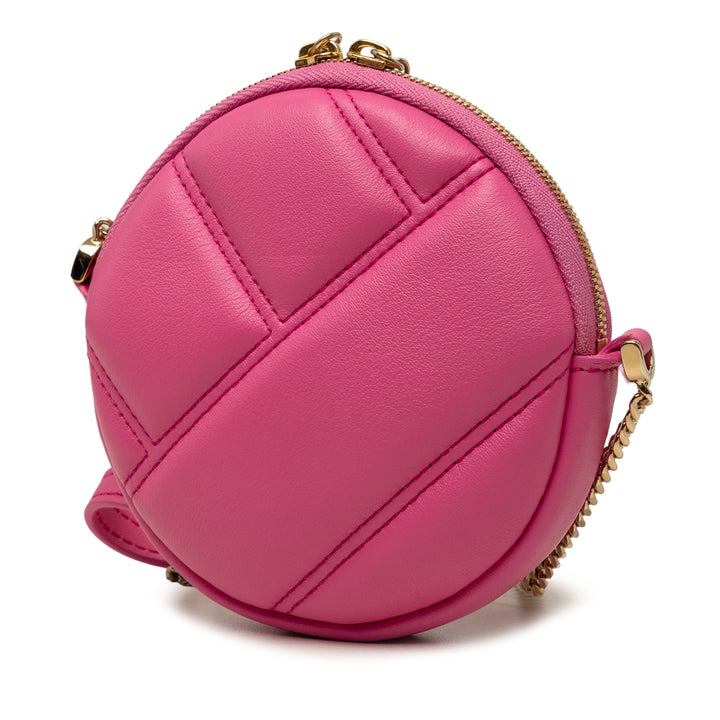 Bvlgari Sac bandoulière Serpenti Cabochon Rond Rose – vue 2 – GABY PARIS