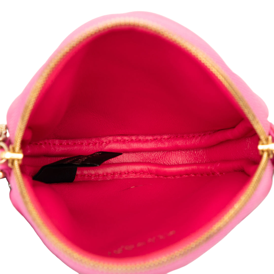 Bvlgari Sac bandoulière Serpenti Cabochon Rond Rose – vue 4 – GABY PARIS