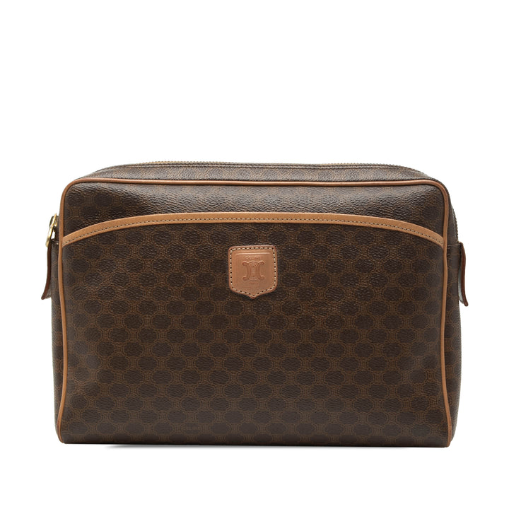 Celine Macadam Coated Toile Pochette