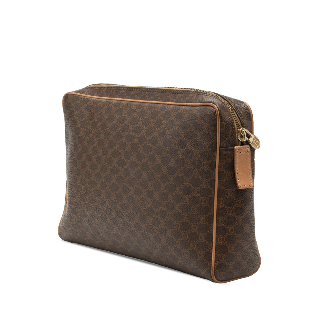 Celine Macadam Coated Toile Pochette