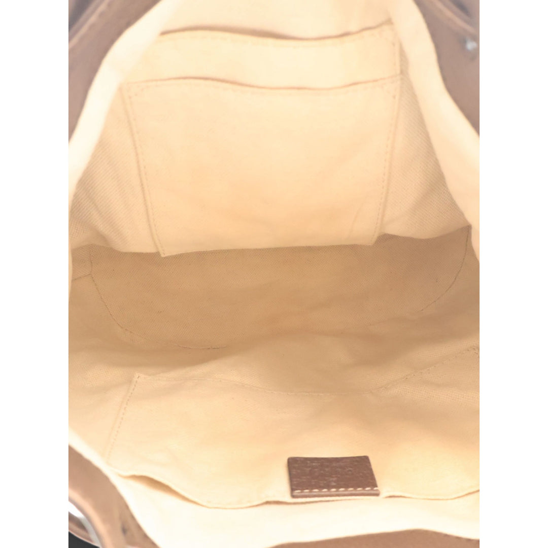 Gucci Sac à main Neo Vintage à cordon seau GG Supreme Beige – vue 4 – GABY PARIS