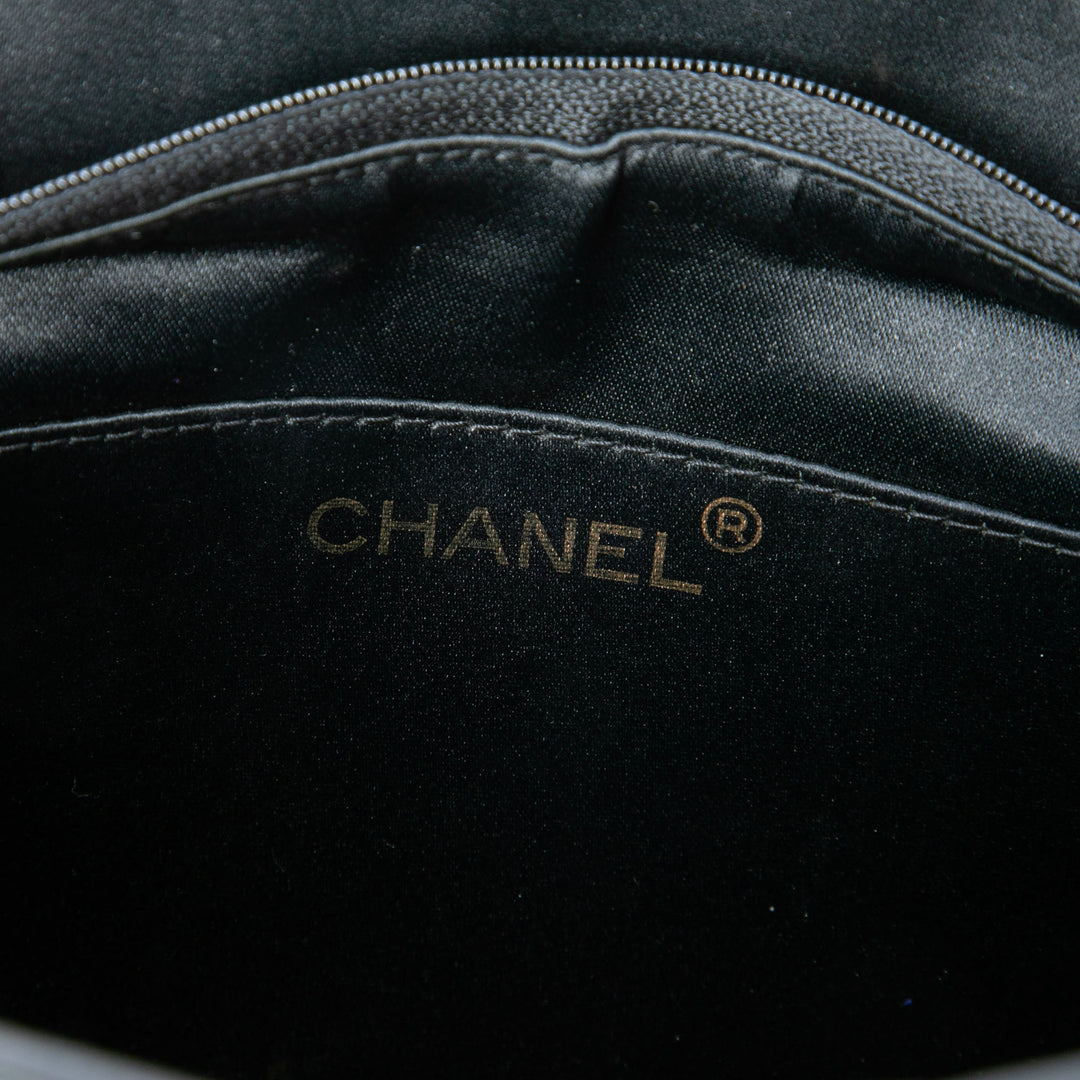 Chanel CC Matelassé Zippé Sac Noir – vue 5 – GABY PARIS
