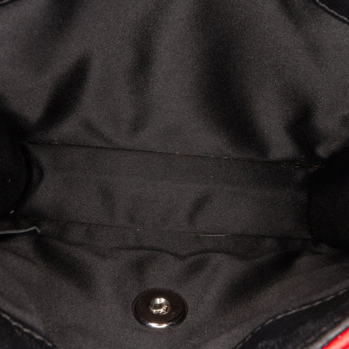 Chanel Carré Graphic à rabat Sac Mini Cuir d'agneau