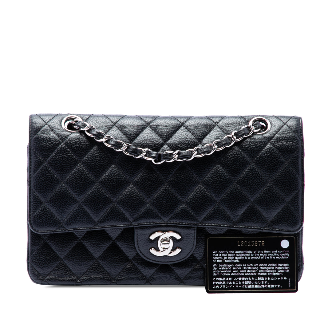 Chanel Medium Classic Caviar Double rabat