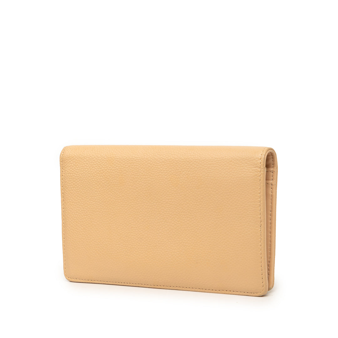 Chanel CC Caviar Bifold Portefeuille long