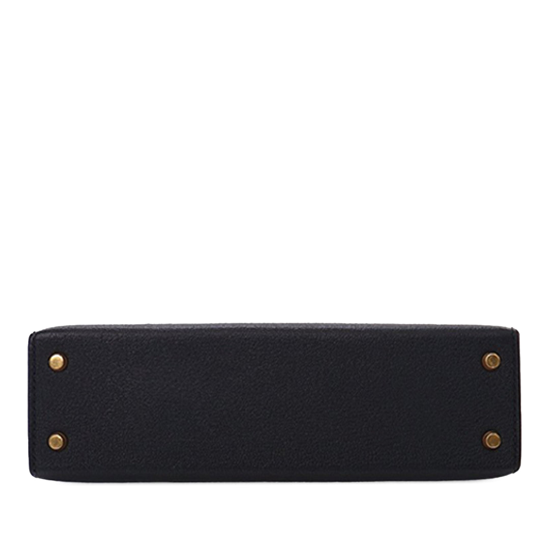 Hermès Mini Chevre Kelly II Sellier 20 Noir