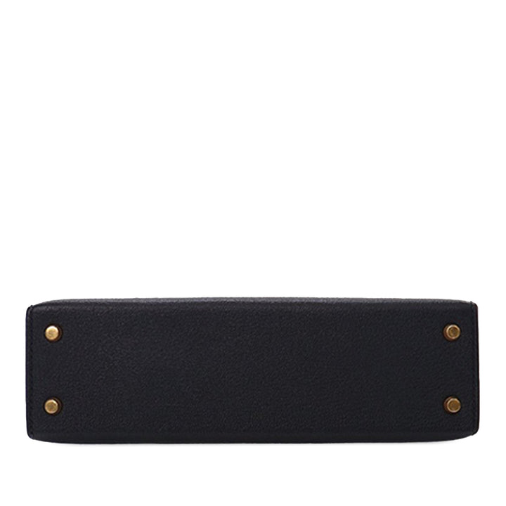Hermès Mini Chevre Kelly II Sellier 20 Noir