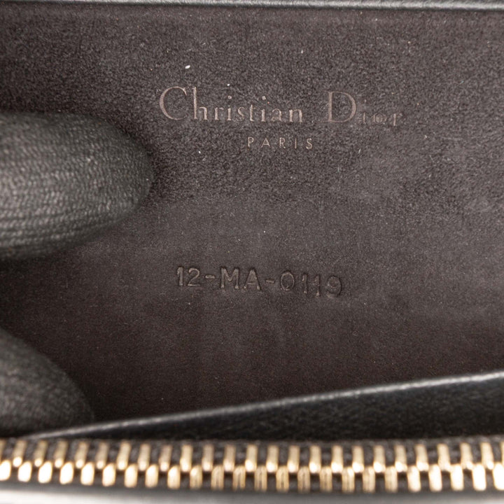 Dior Grained Cuir de veau Saddle Chain Pochette Noir – GABY PARIS Authentique