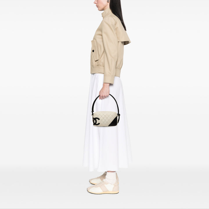 Chanel Matelassé Cuir d’agneau Cambon Ligne Pochette