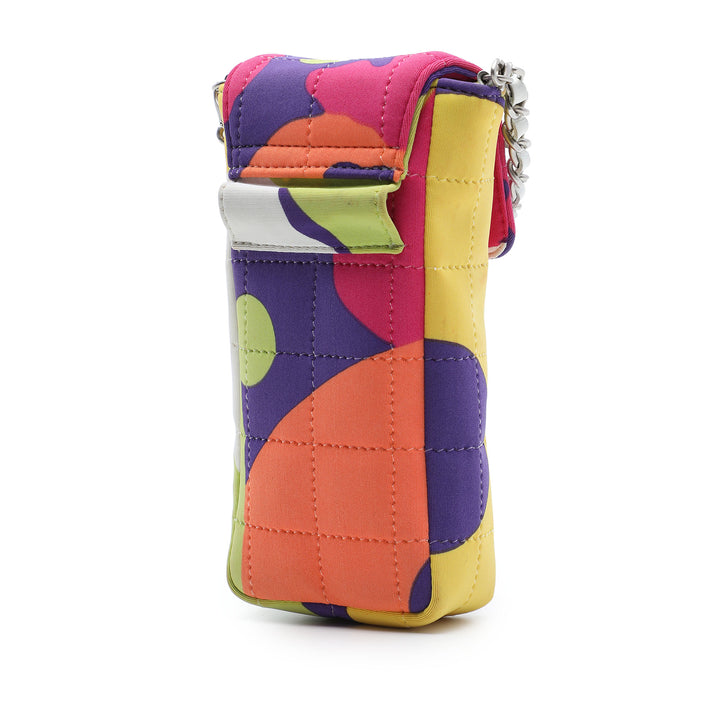 Multicolor Chocolate Bar Reissue 2.55 Phone Pochette avec chaîne Multi Multicolore