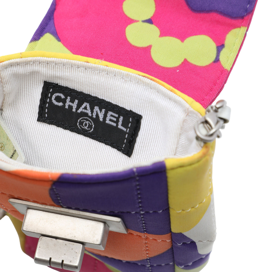 Multicolor Chocolate Bar Reissue 2.55 Phone Pochette avec chaîne Multi Multicolore