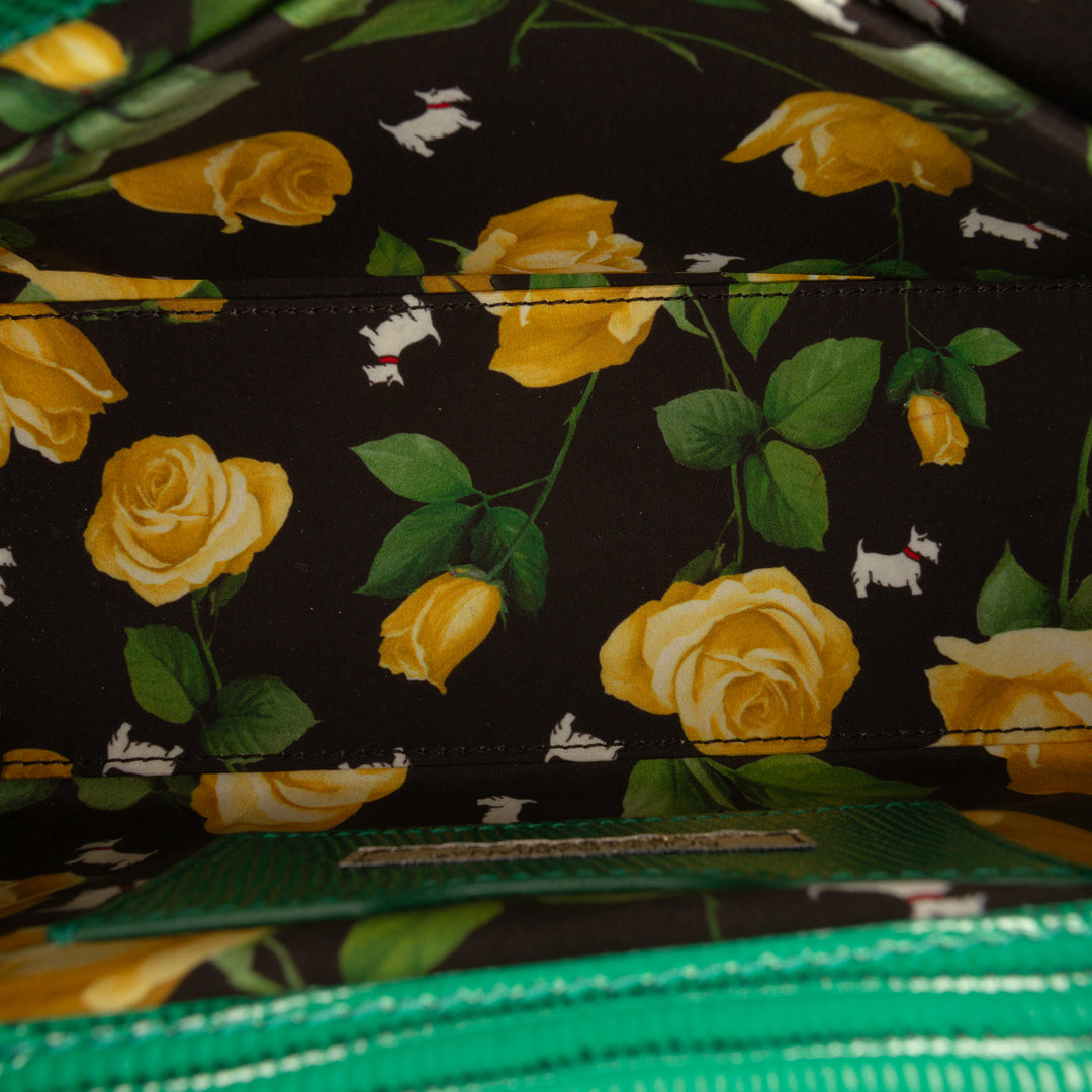 Dolce & Gabbana Iguana embossé Miss Sicily Sac Petit Cuir de veau Vert – vue 4 – GABY PARIS