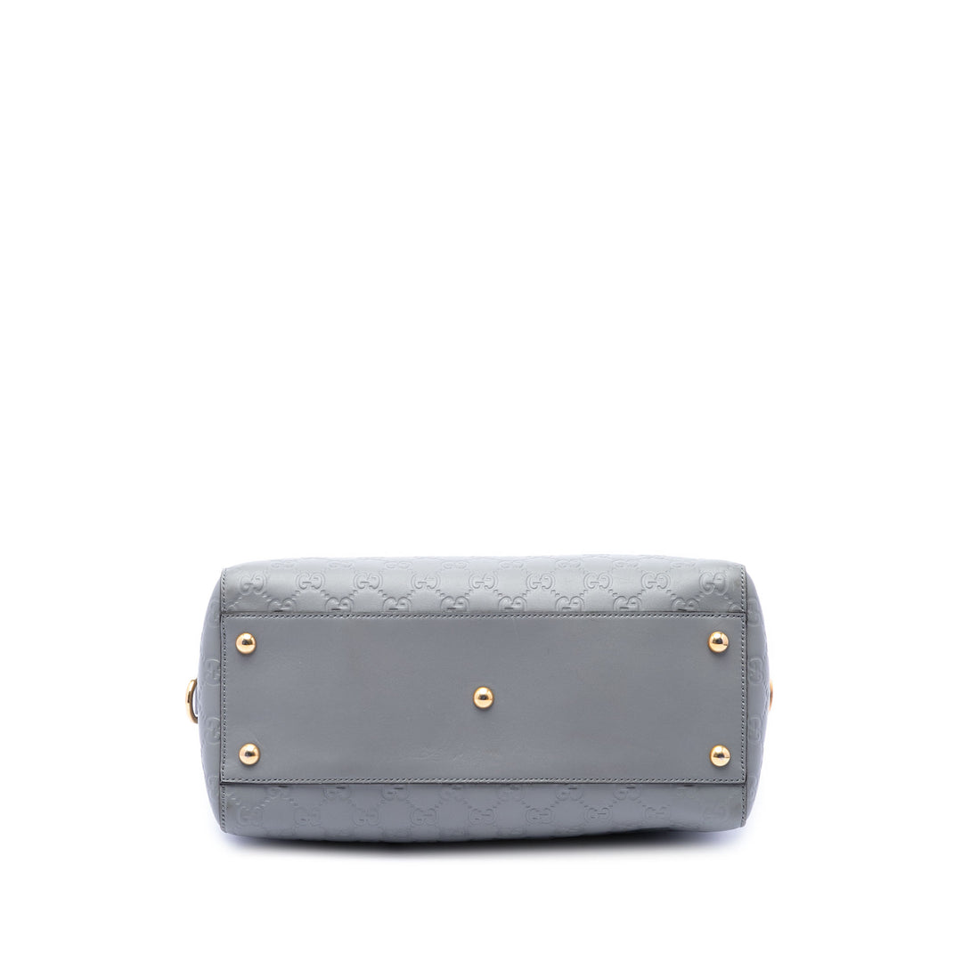 Guccissima Boston Sac Gris