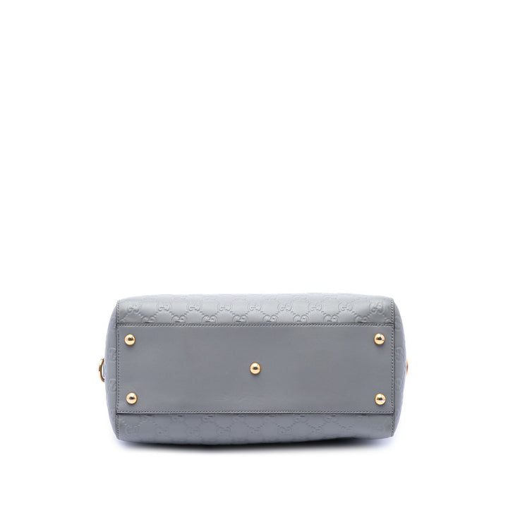 Guccissima Boston Sac Gris