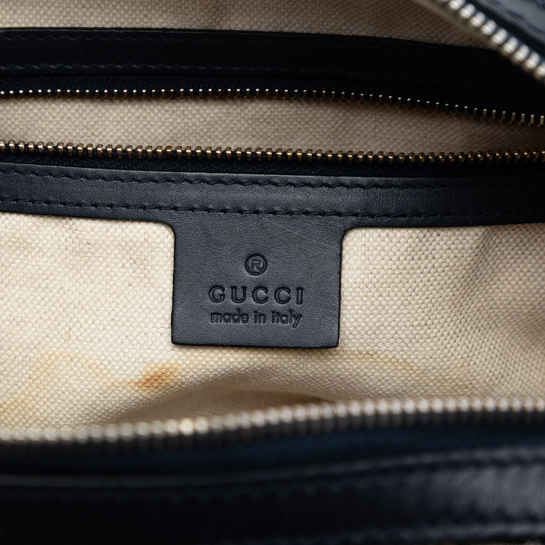 Gucci Small GG Toile Web Joy Boston Sac