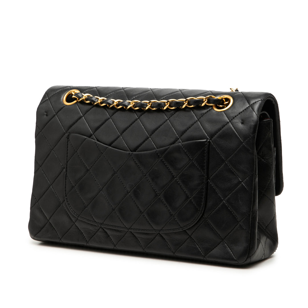 Chanel Classic Double rabat Moyen Cuir d'agneau Noir – vue 2 – GABY PARIS