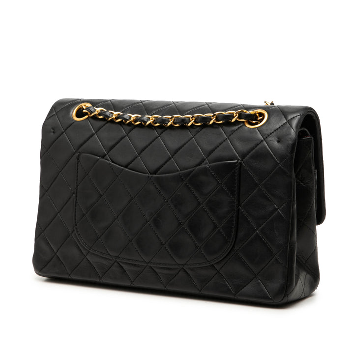 Chanel Classic Double rabat Moyen Cuir d'agneau Noir – vue 2 – GABY PARIS