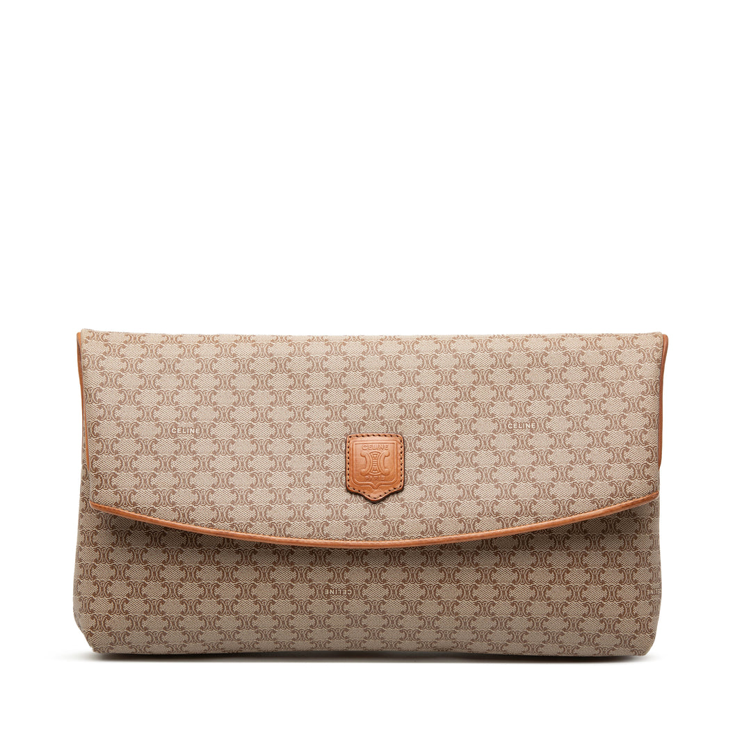 Celine Macadam Coated Toile Pochette