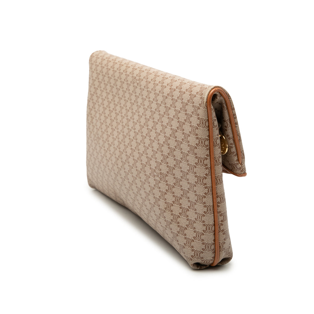 Celine Macadam Coated Toile Pochette