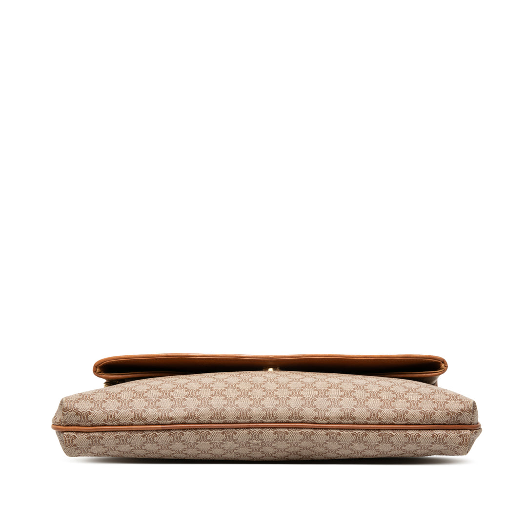Celine Macadam Coated Toile Pochette