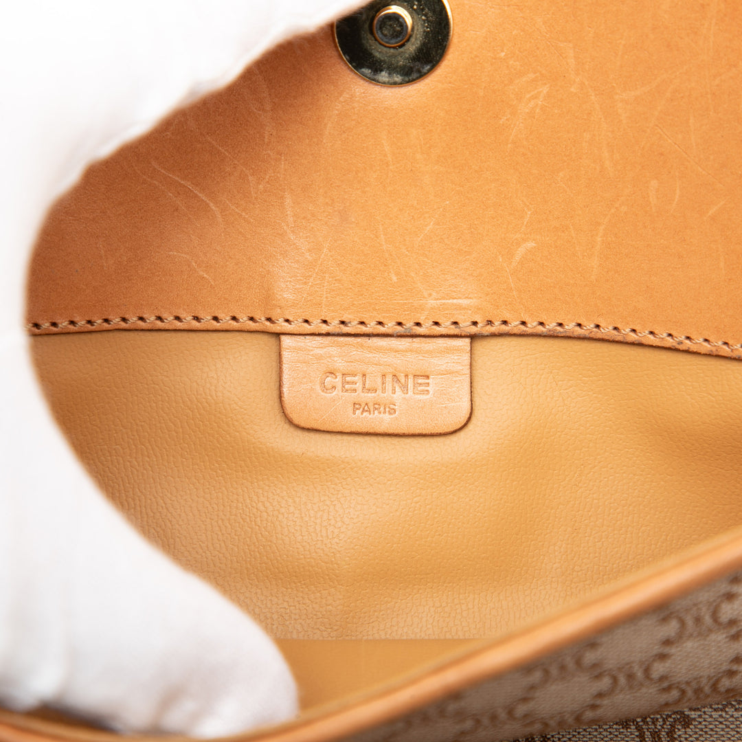 Celine Macadam Coated Toile Pochette