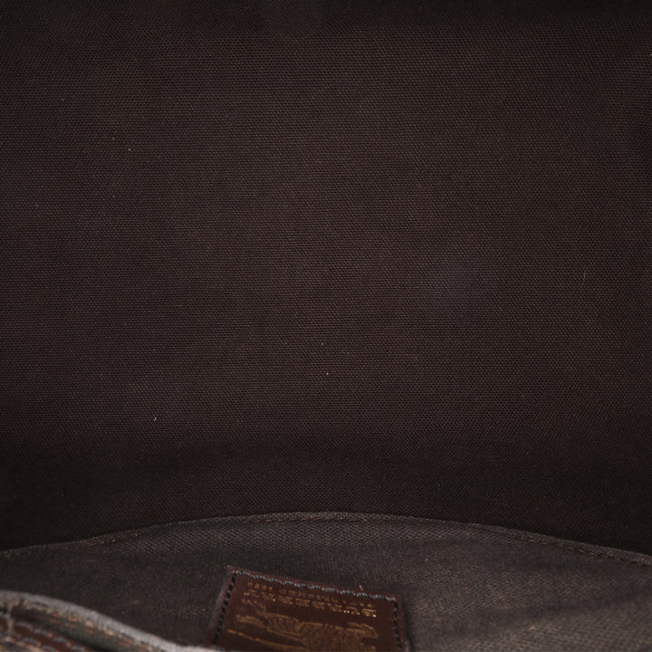 Small Haymarket Check Coated Canvas Chester Bowling Bag Brown - Gaby Paris