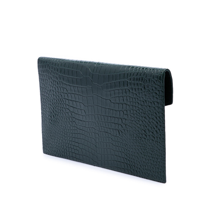 Saint Laurent Croc embossé Cuir Uptown Pochette