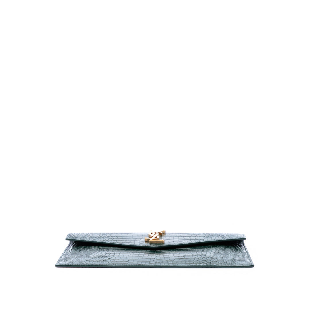 Saint Laurent Croc embossé Cuir Uptown Pochette