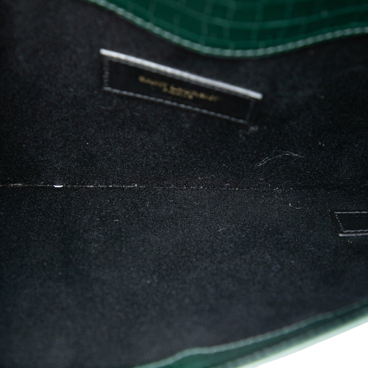 Saint Laurent Croc embossé Cuir Uptown Pochette