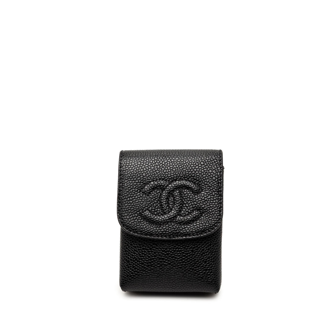 Chanel CC Caviar Cigarette Étui