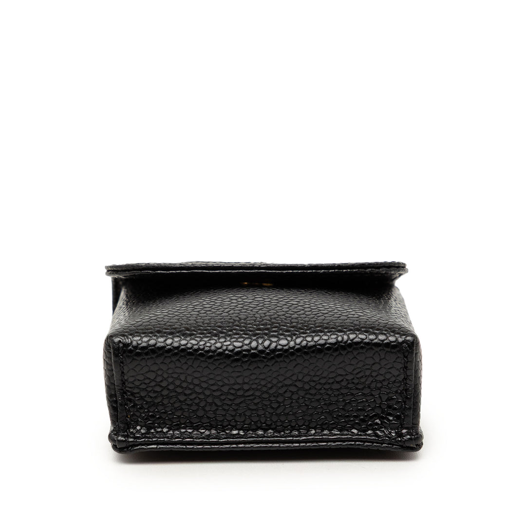 Chanel CC Caviar Cigarette Étui