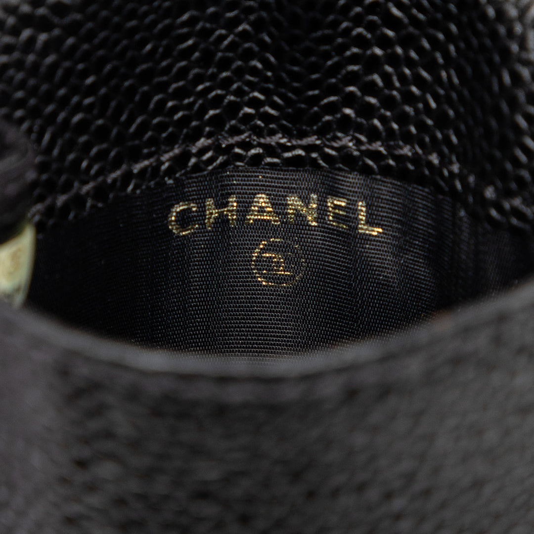 Chanel CC Caviar Cigarette Étui