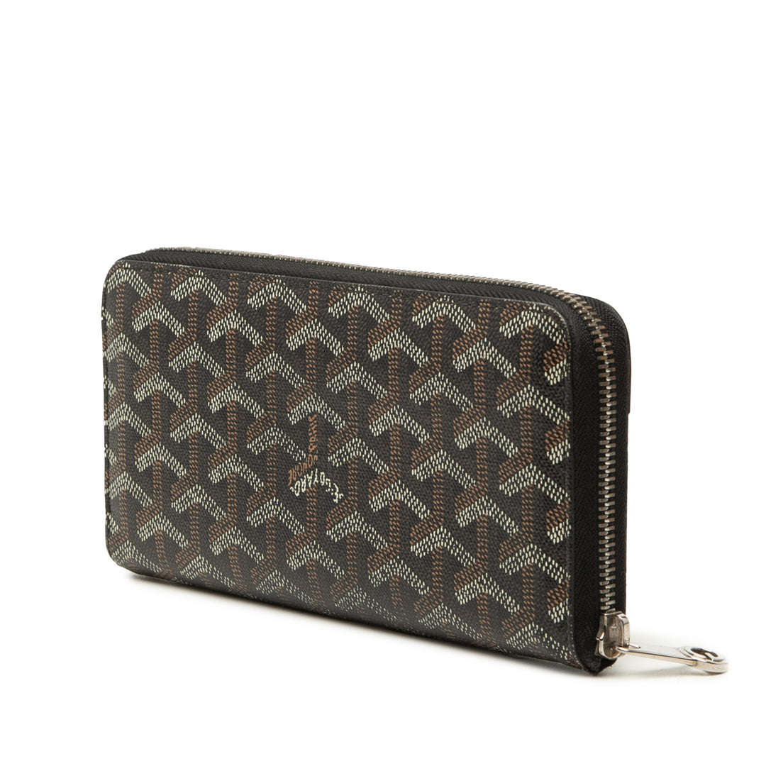 Goyard Goyardine Matignon Zip Around Portefeuille GM