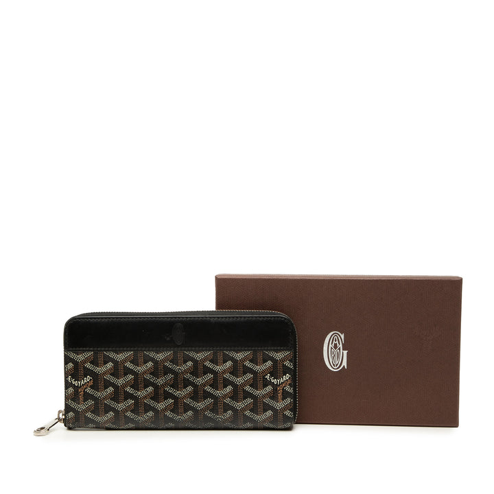 Goyard Goyardine Matignon Zip Around Portefeuille GM