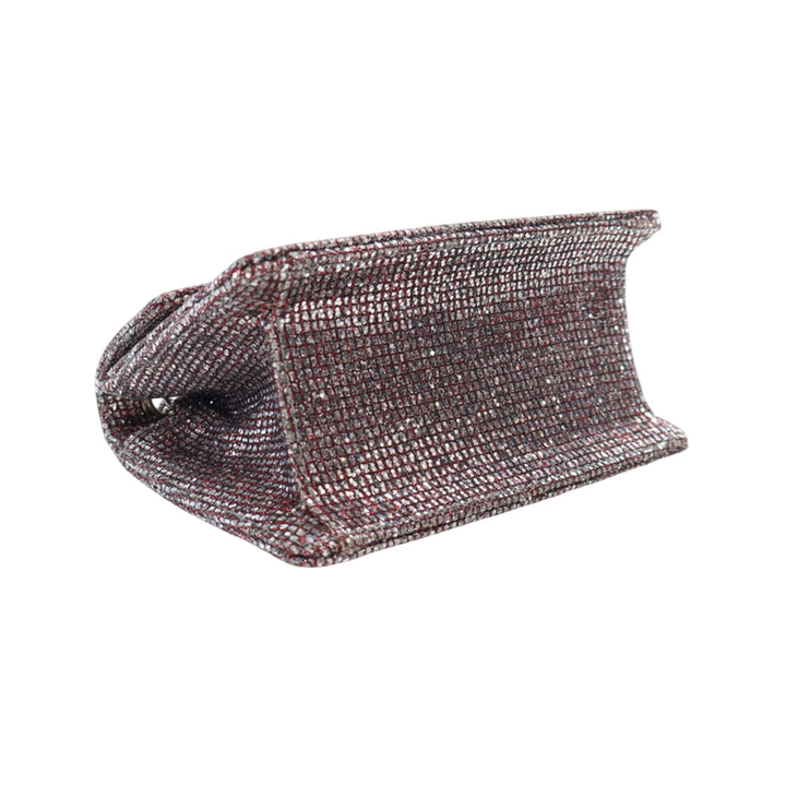 Chanel Mini Glitter Toile Reissue 2.55 à rabat