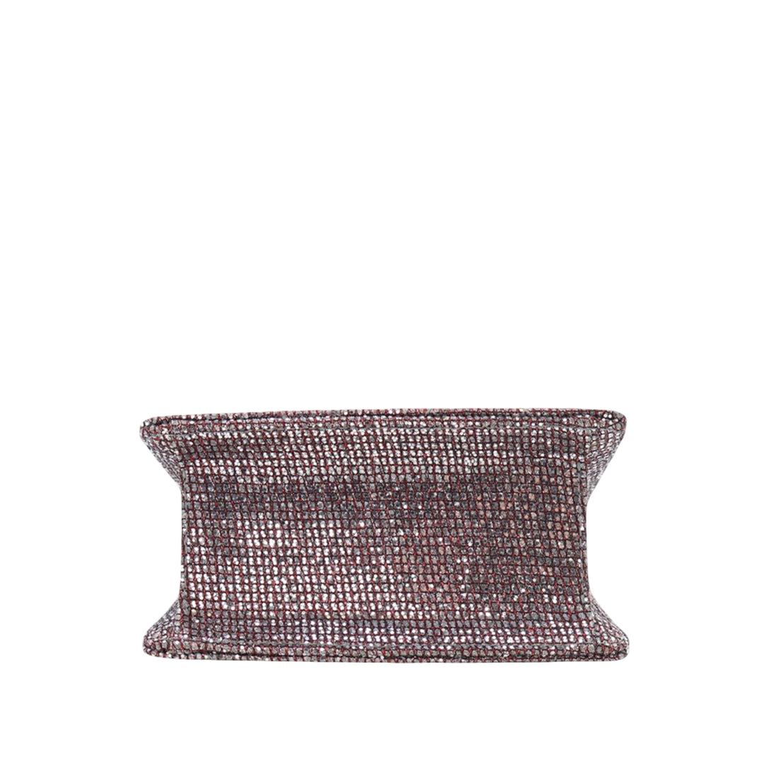 Chanel Mini Glitter Toile Reissue 2.55 à rabat