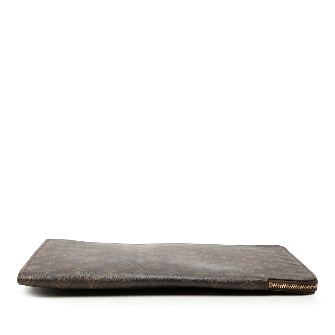 Poche Documents Portfolio Monogram Marron