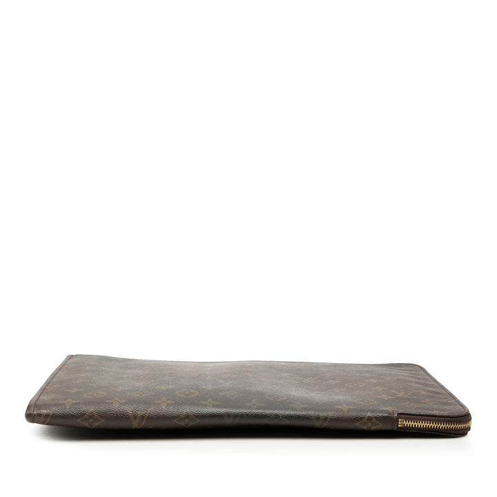 Poche Documents Portfolio Monogram Marron