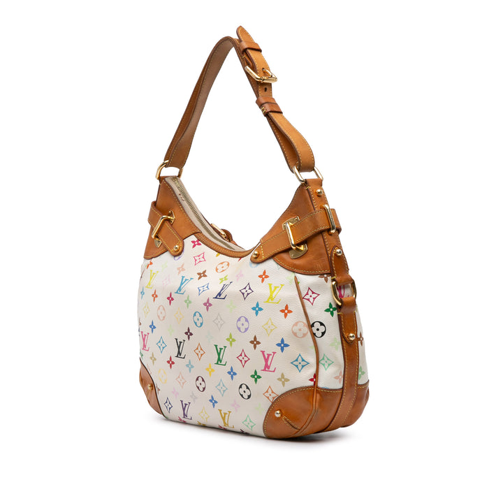 Monogram Multicolore Greta White - Gaby Paris