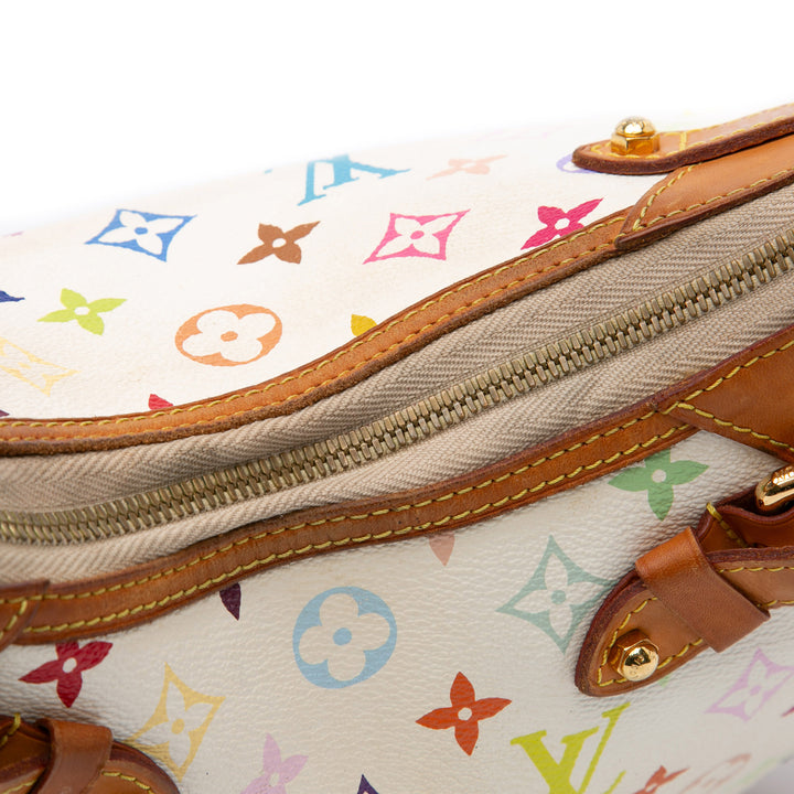 Monogram Multicolore Greta White - Gaby Paris